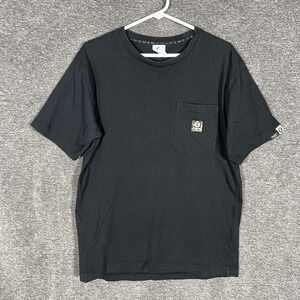 Aape By A Bathing Ape Shirt Mens Large Black Pocket Logo T-Shirt Tee Streetwear